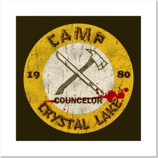 Vintage Camp Crystal Lake Counselor Posters and Art